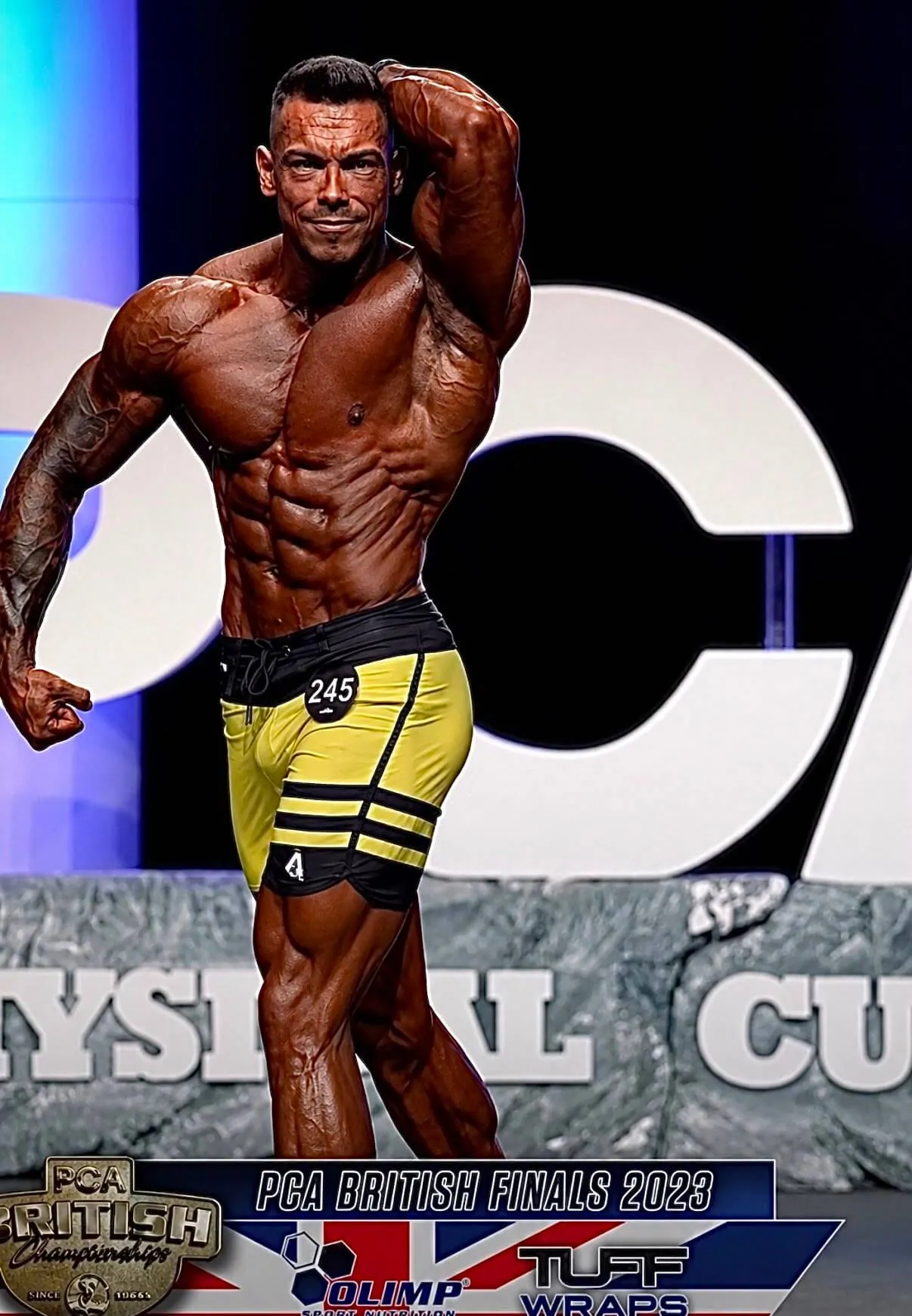 PCA British Finals 2023 - pozitie biceps