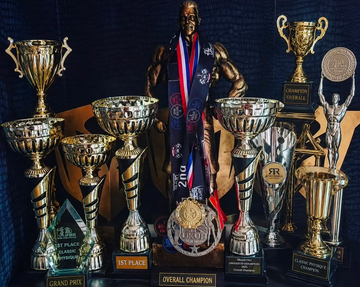 Colecția de trofee și medalii câștigate în competiții